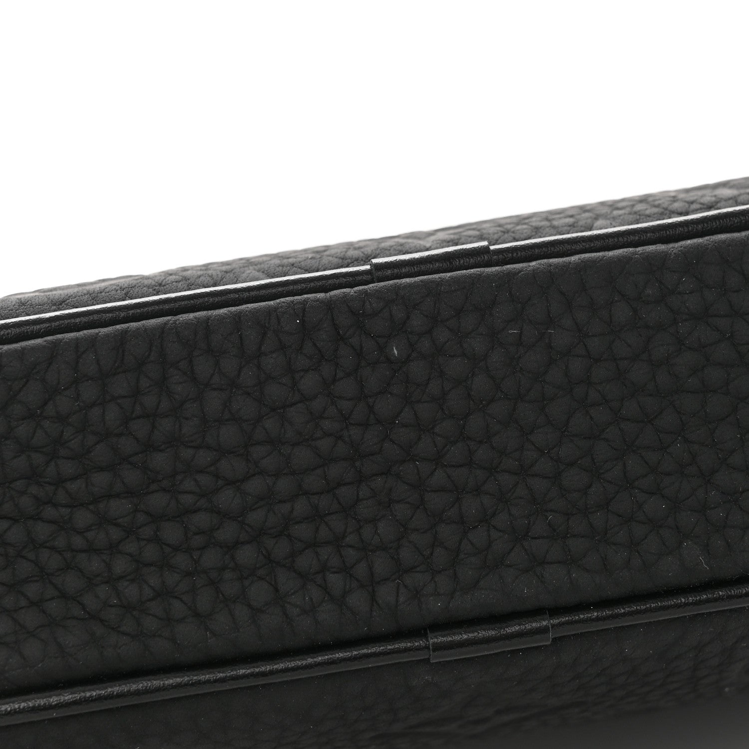 Louis Vuitton Taurillon Monogram Uniformes Solar Ray Soft Pochette Volga Belt Bag Black 10 of 12
