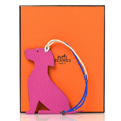 Hermes Togo Chevre Mysore Petit H Dog Bag Charm 8 of 8