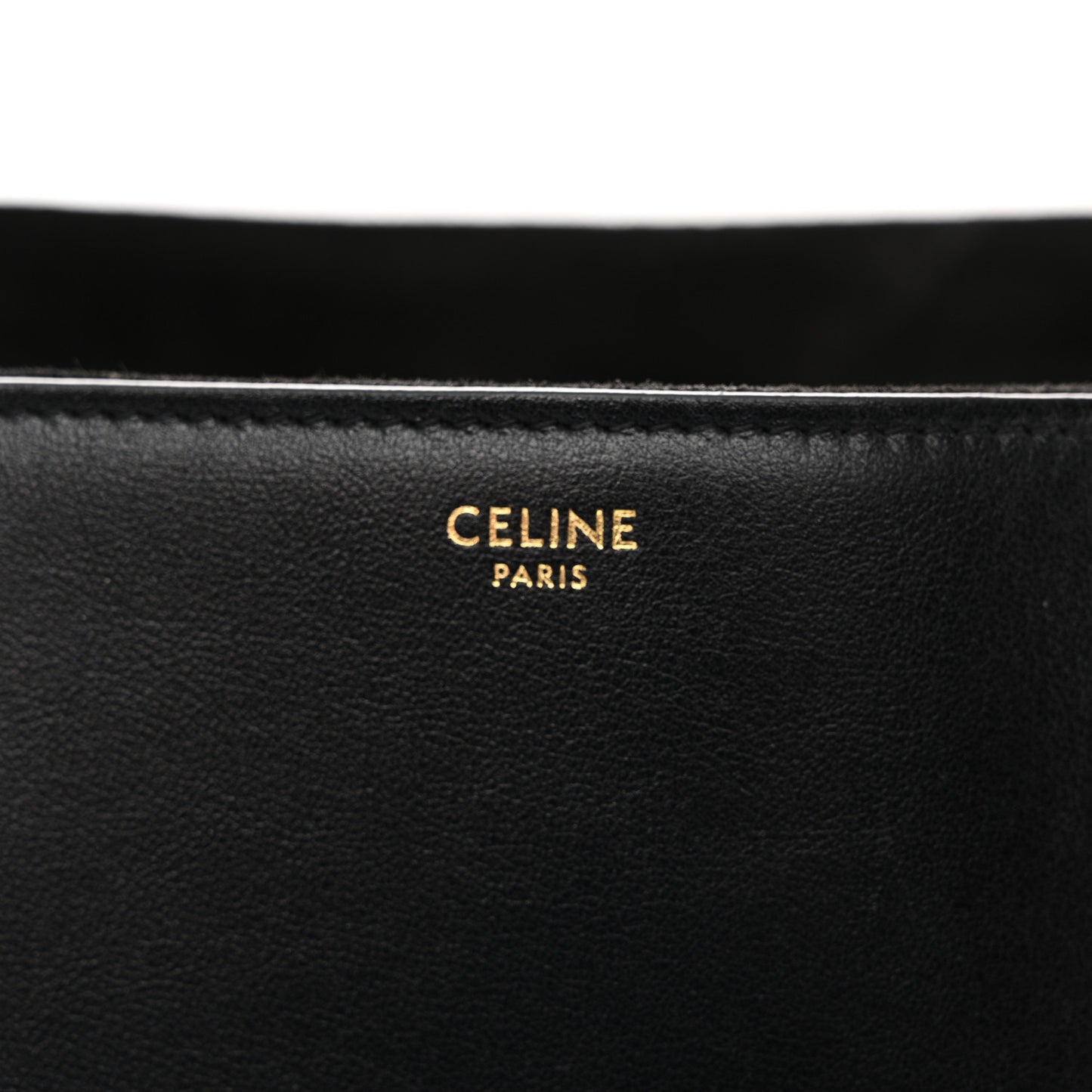Grained Calfskin Large Soft 16 Bag Black