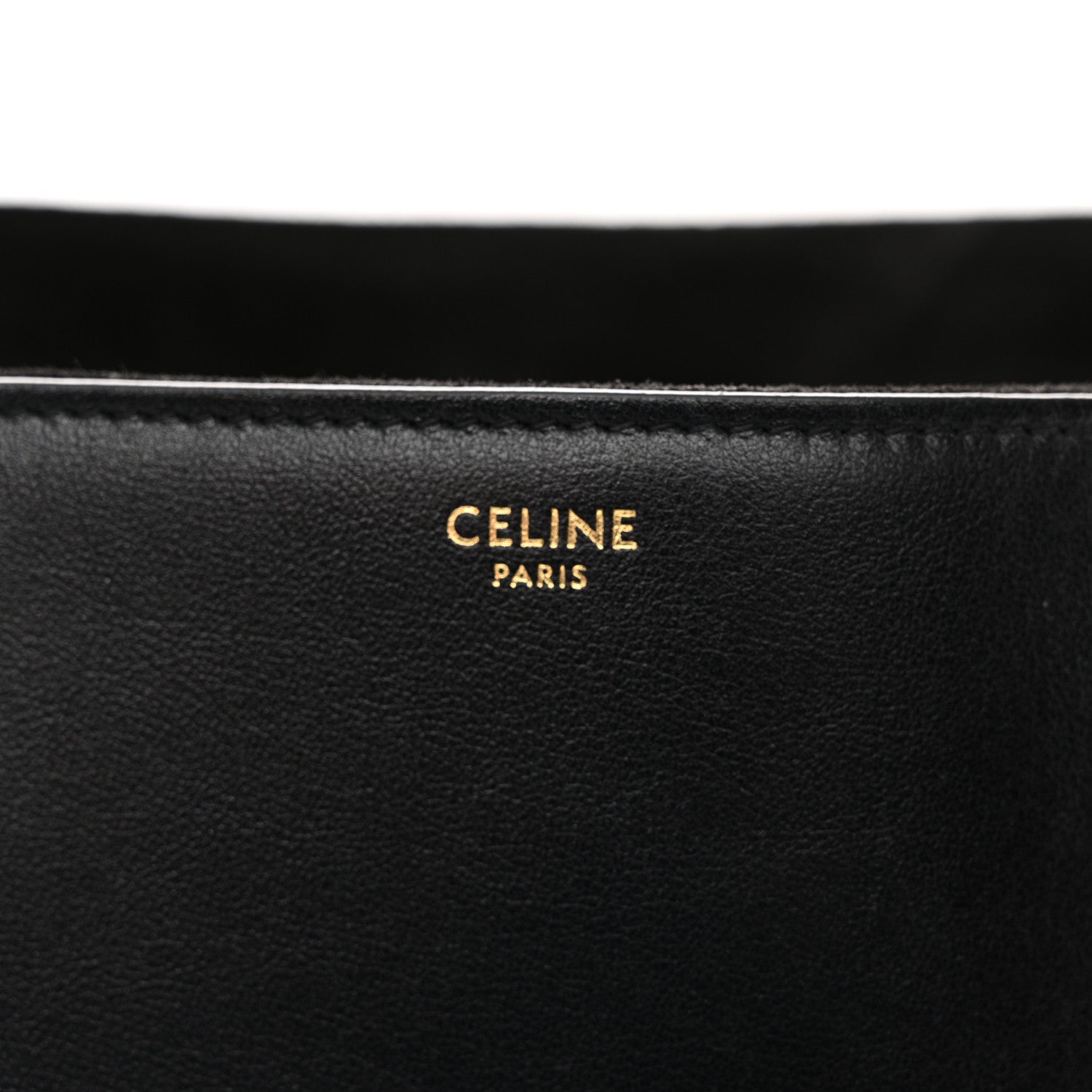 Celine Grained Calfskin Large Soft 16 Bag Black 6 of 13
