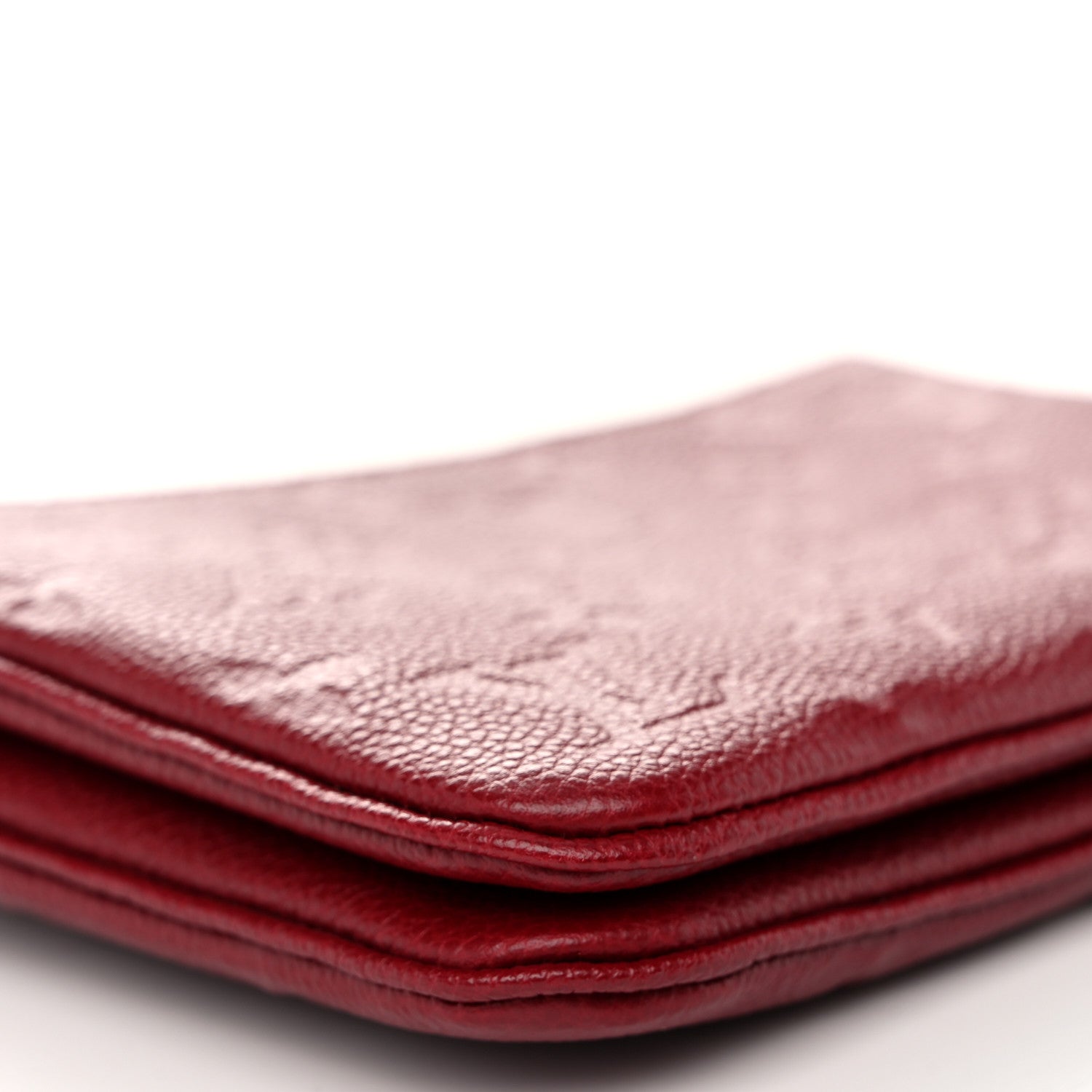 Louis Vuitton Empreinte Double Zip Pochette Cherry Berry 9 of 11