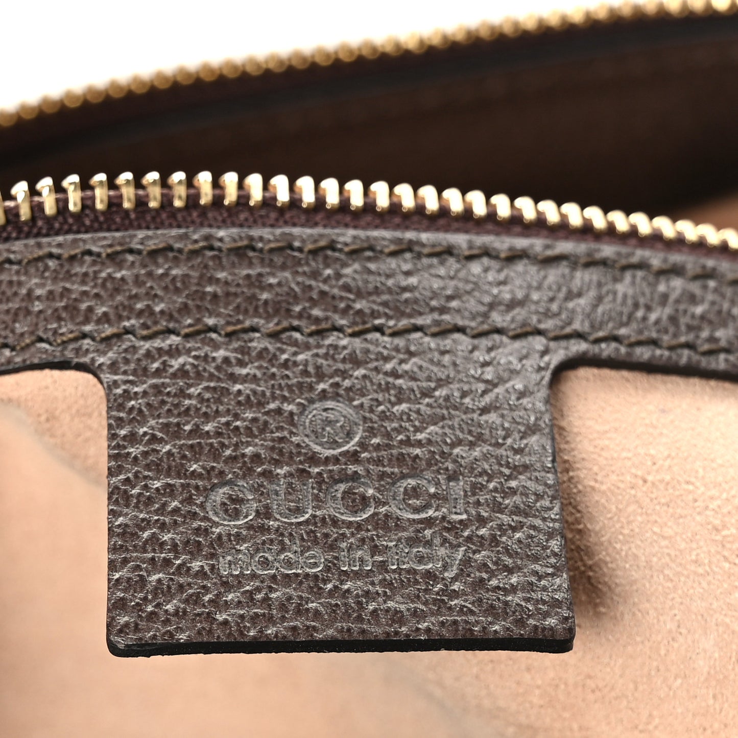 GG Supreme Monogram Web Medium Ophidia Tote Bag Brown