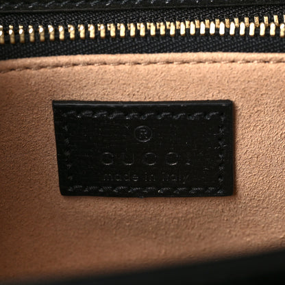Gucci Azalea Calfskin Horsebit 1955 Shoulder Bag Black 5 of 8