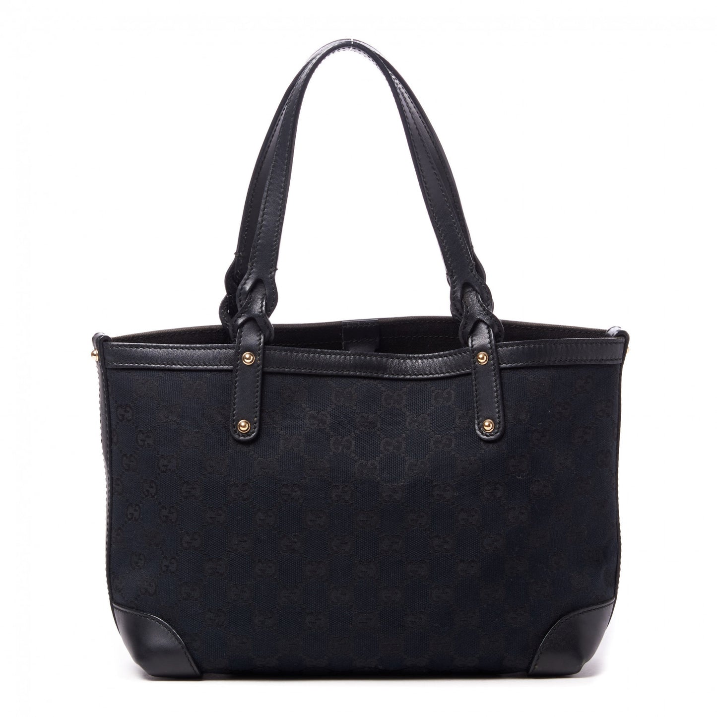Monogram Small Craft Tote Black