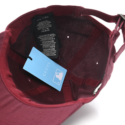 Gucci X MLB Cotton NY Yankees Baseball Hat 57-61 Lacquer 8 of 11