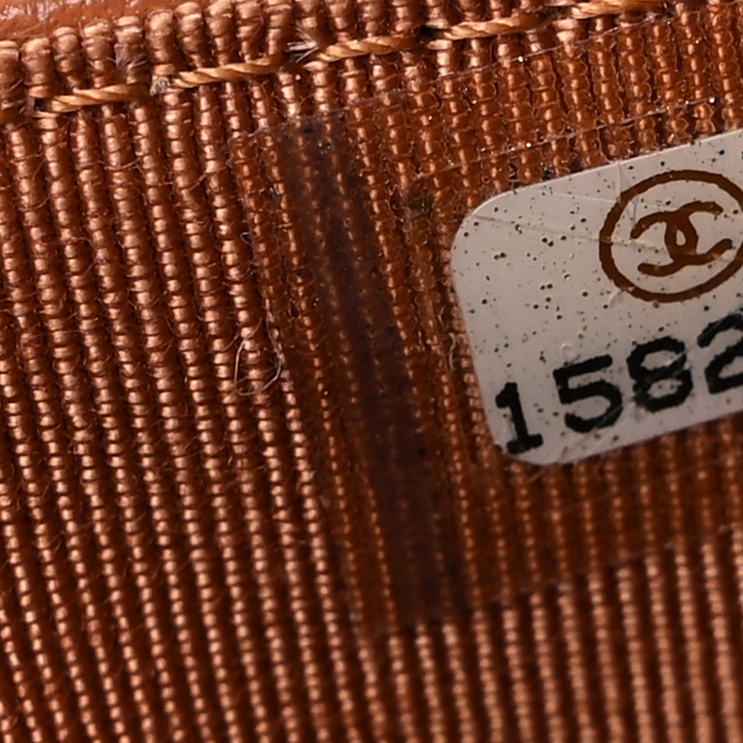 Caviar Quilted Wallet On Chain WOC Light Brown