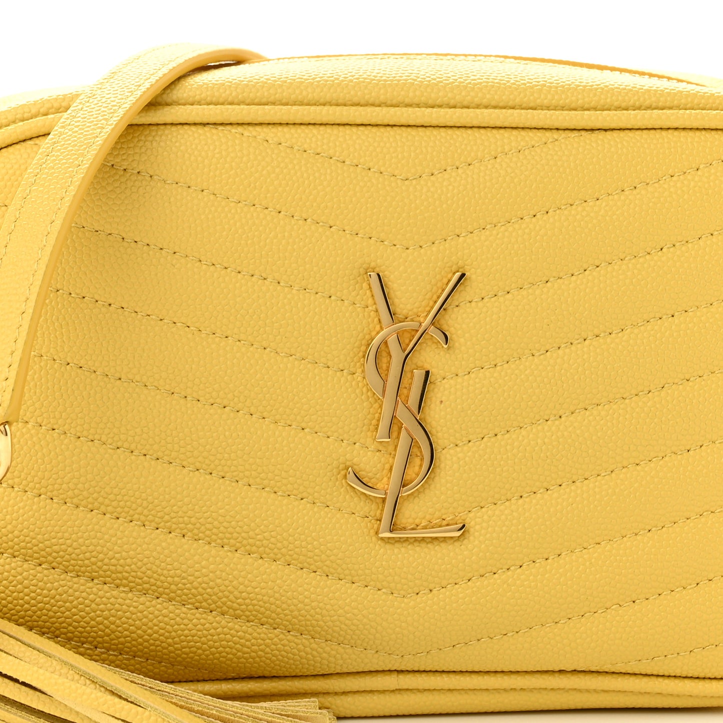 Grain De Poudre Matelasse Monogram Mini Lou Camera Bag Sunflower