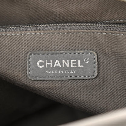 Chanel Canvas Deauville Bowling Bag Grey 6 of 19
