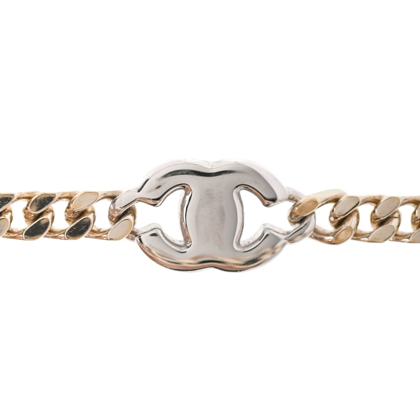Crystal CC Chain Bracelet Gold Silver