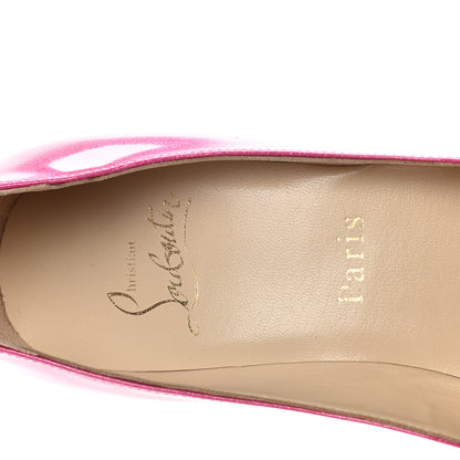 Christian Louboutin Patent Pigalle Follies 100 Pumps 37 Plum 9 of 11