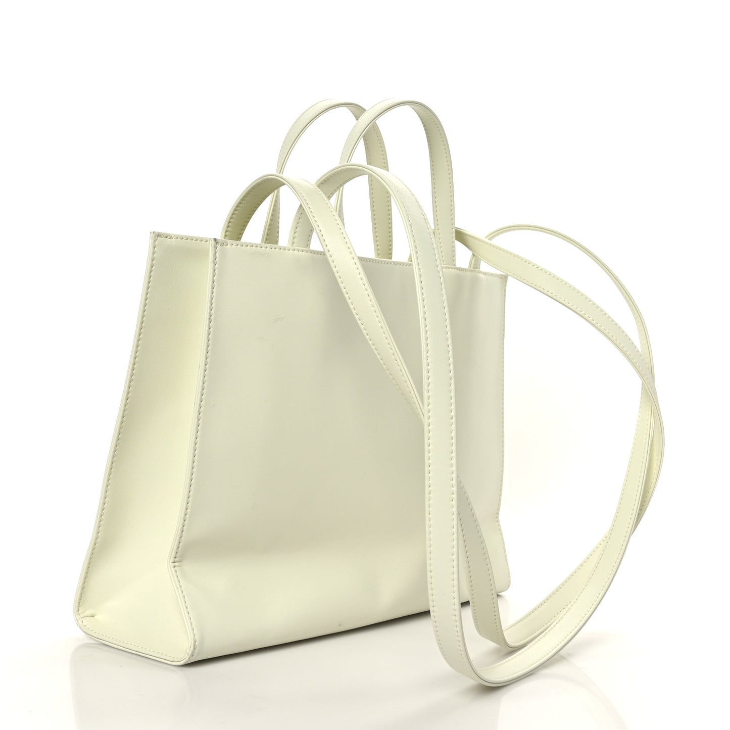 Vegan Leather Medium Shopping Bag Glue