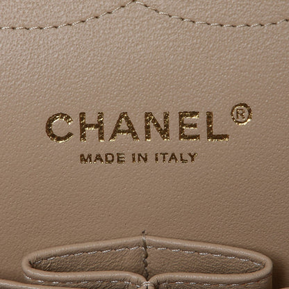 Chanel Lambskin Quilted Jumbo Double Flap Beige Clair 6 of 7