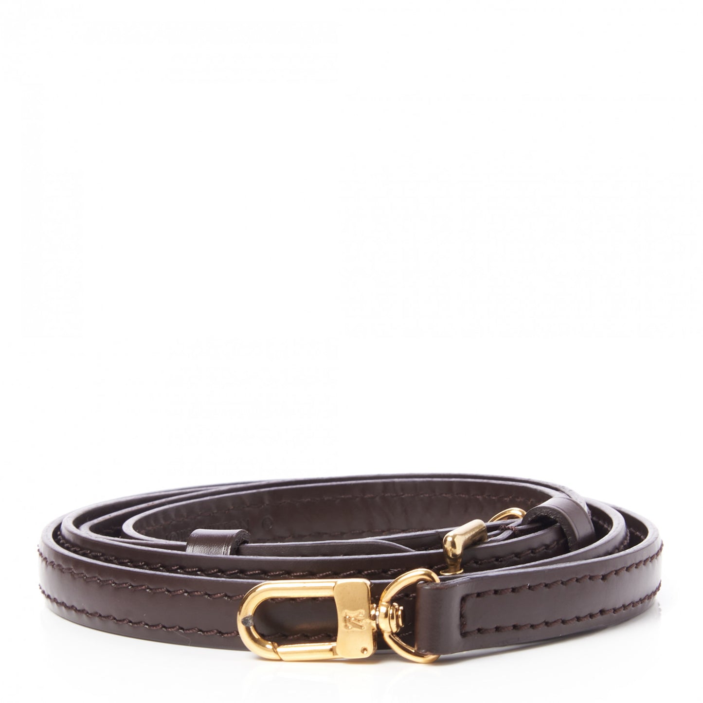 Calfskin Adjustable Speedy Bandouliere Shoulder Strap Brown