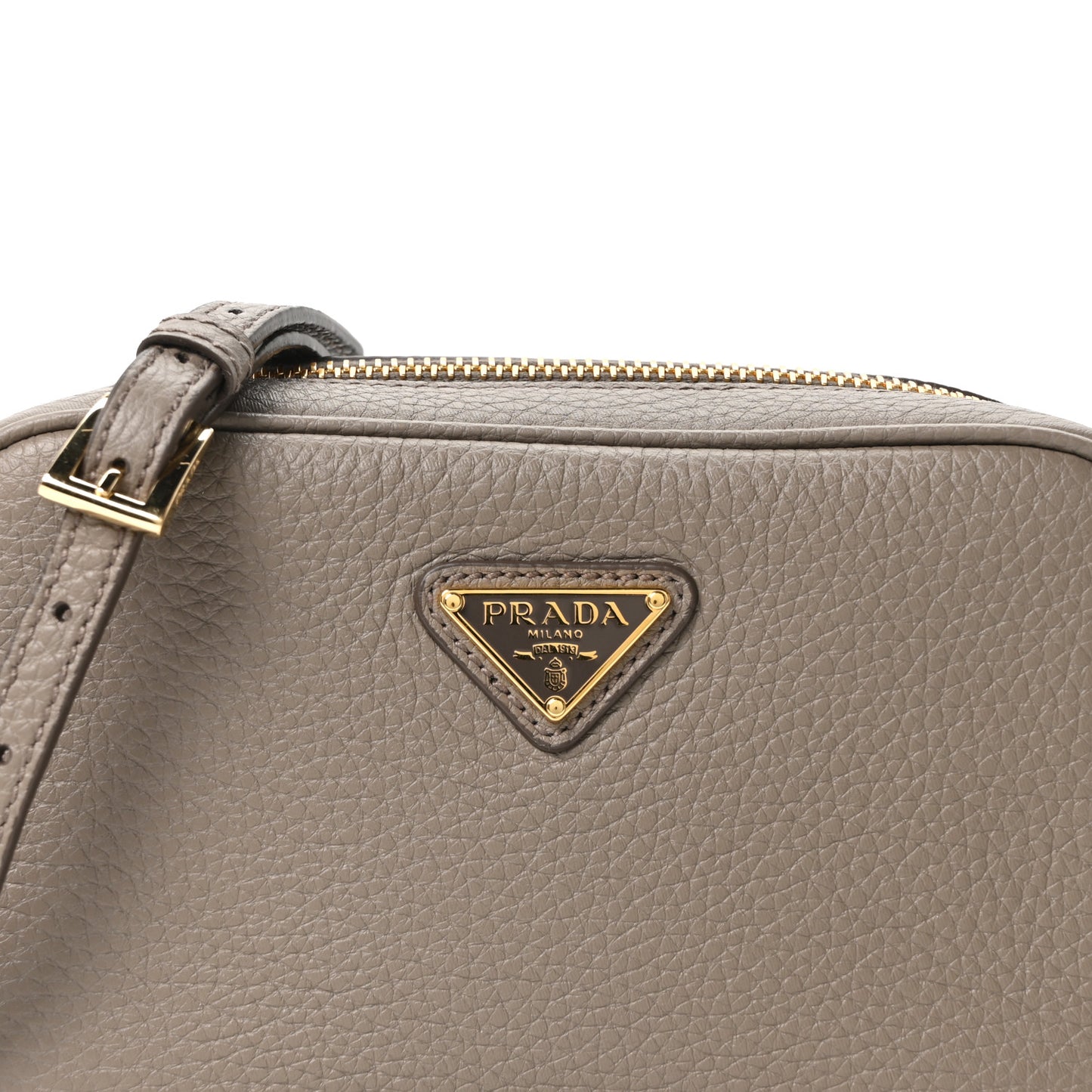 Vitello Daino Mini Crossbody Bag Argilla