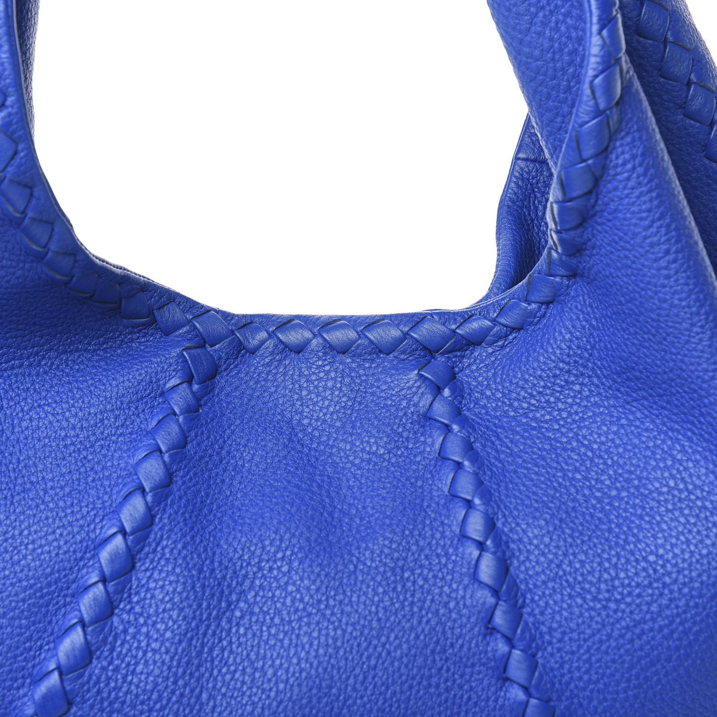 Cervo Deerskin Large Hobo Signal Blue