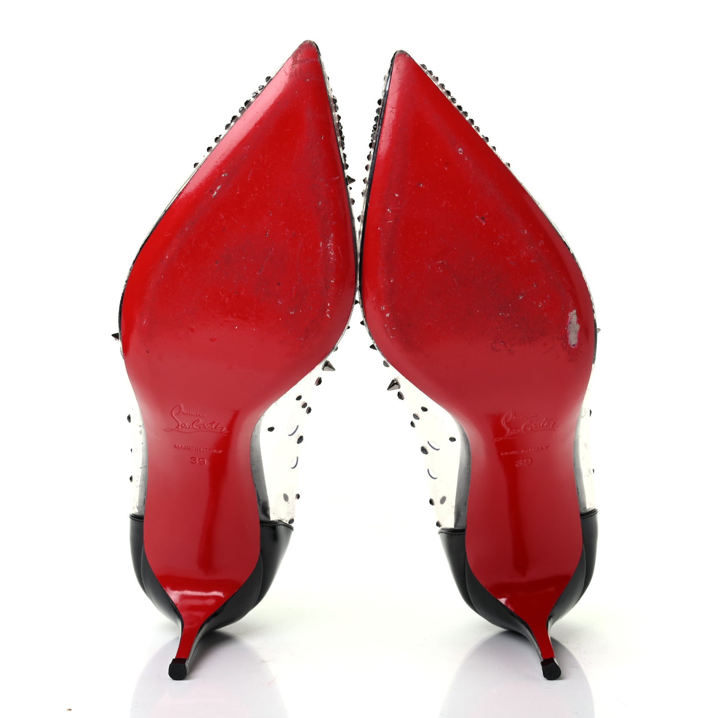 PVC Grotika Spikes 70 Pumps 39 Black Multi