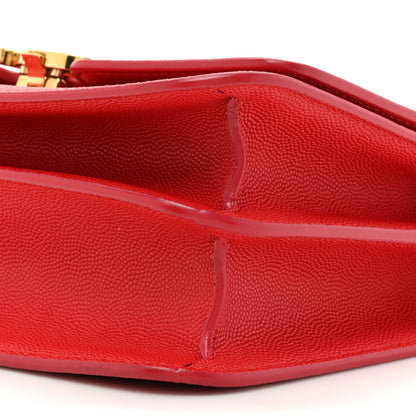 Burberry Grainy Calfskin Small TB Bag Bright Red 8 of 11