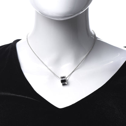 Bulgari Sterling Silver Ceramic Save The Children Pendant Necklace 2 of 7