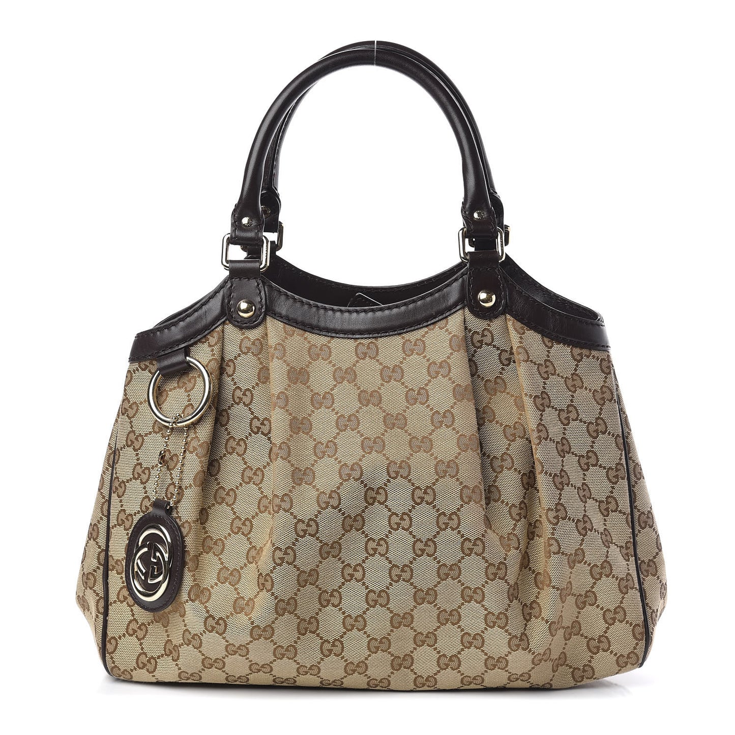 Monogram Medium Sukey Tote Dark Brown