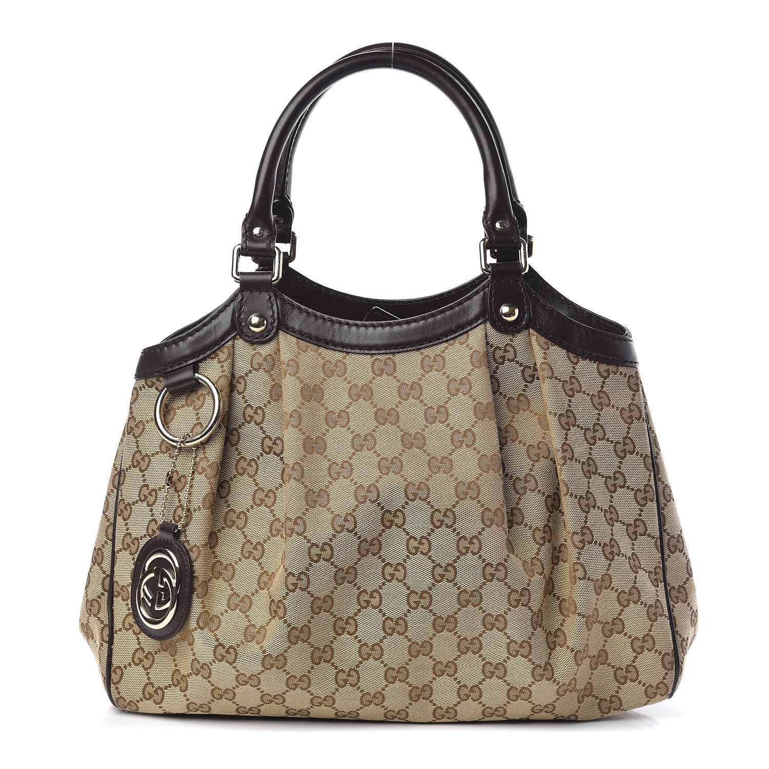 Gucci Monogram Medium Sukey Tote Dark Brown 1 of 9