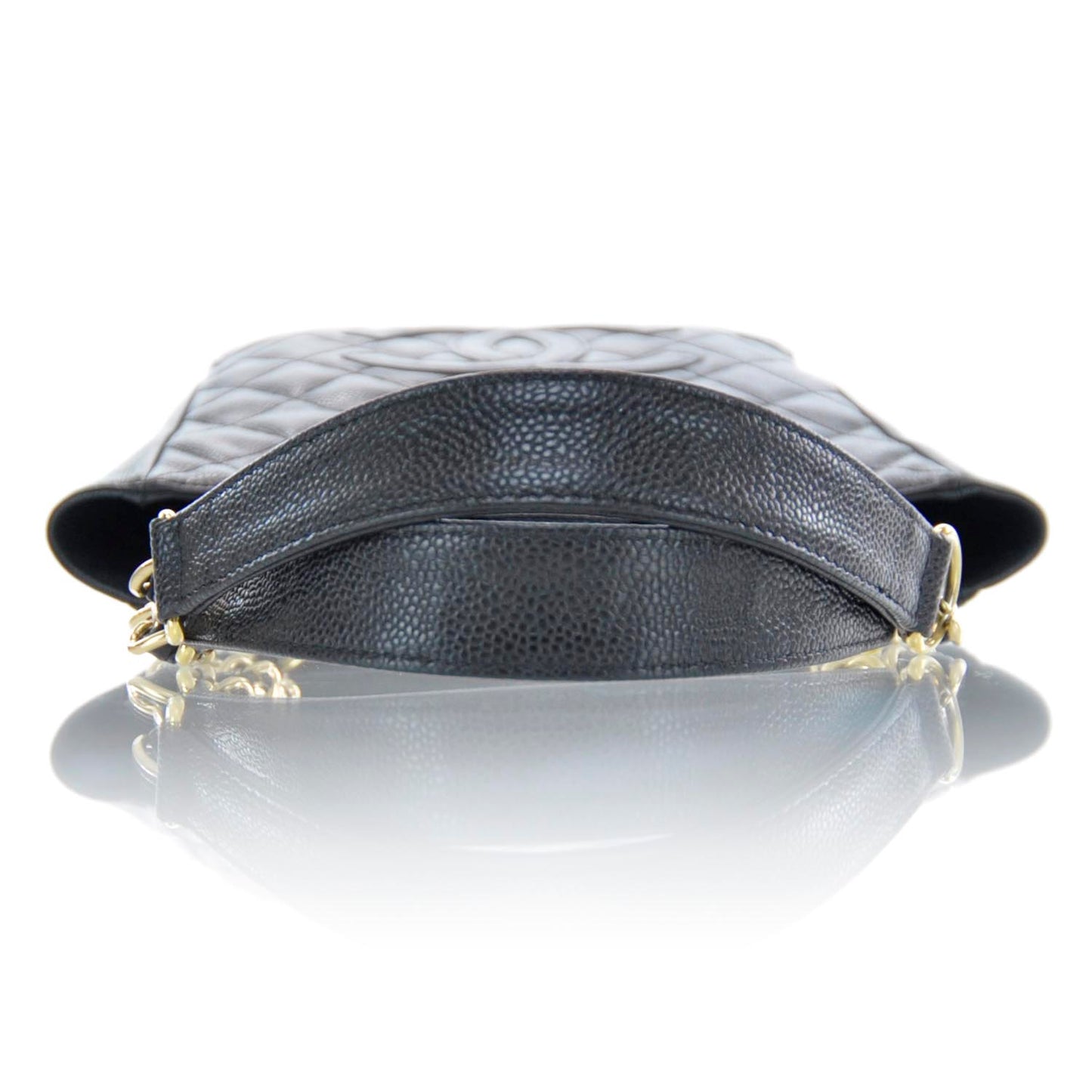 Caviar Petit Shopping Tote PST Black