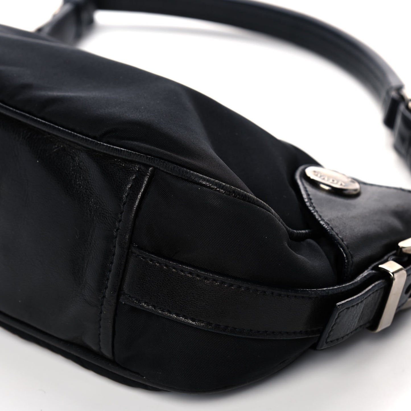 Tessuto Nylon Shoulder Bag Black