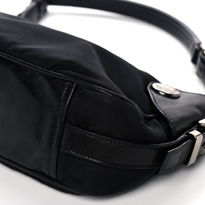 Prada Tessuto Nylon Shoulder Bag Black 8 of 8