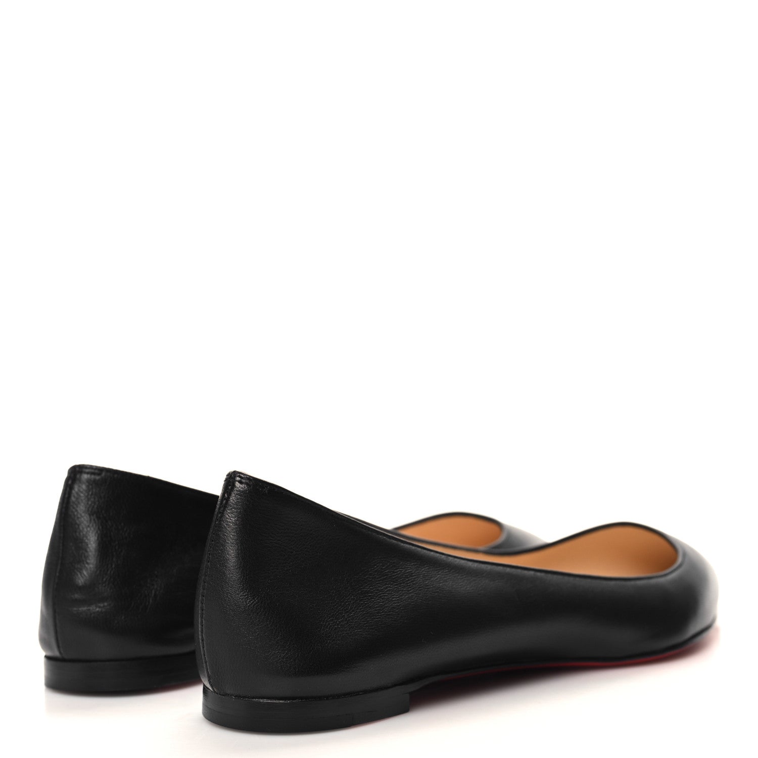 Christian Louboutin Shiny Nappa Ballalla Flats 35 Black 4 of 7