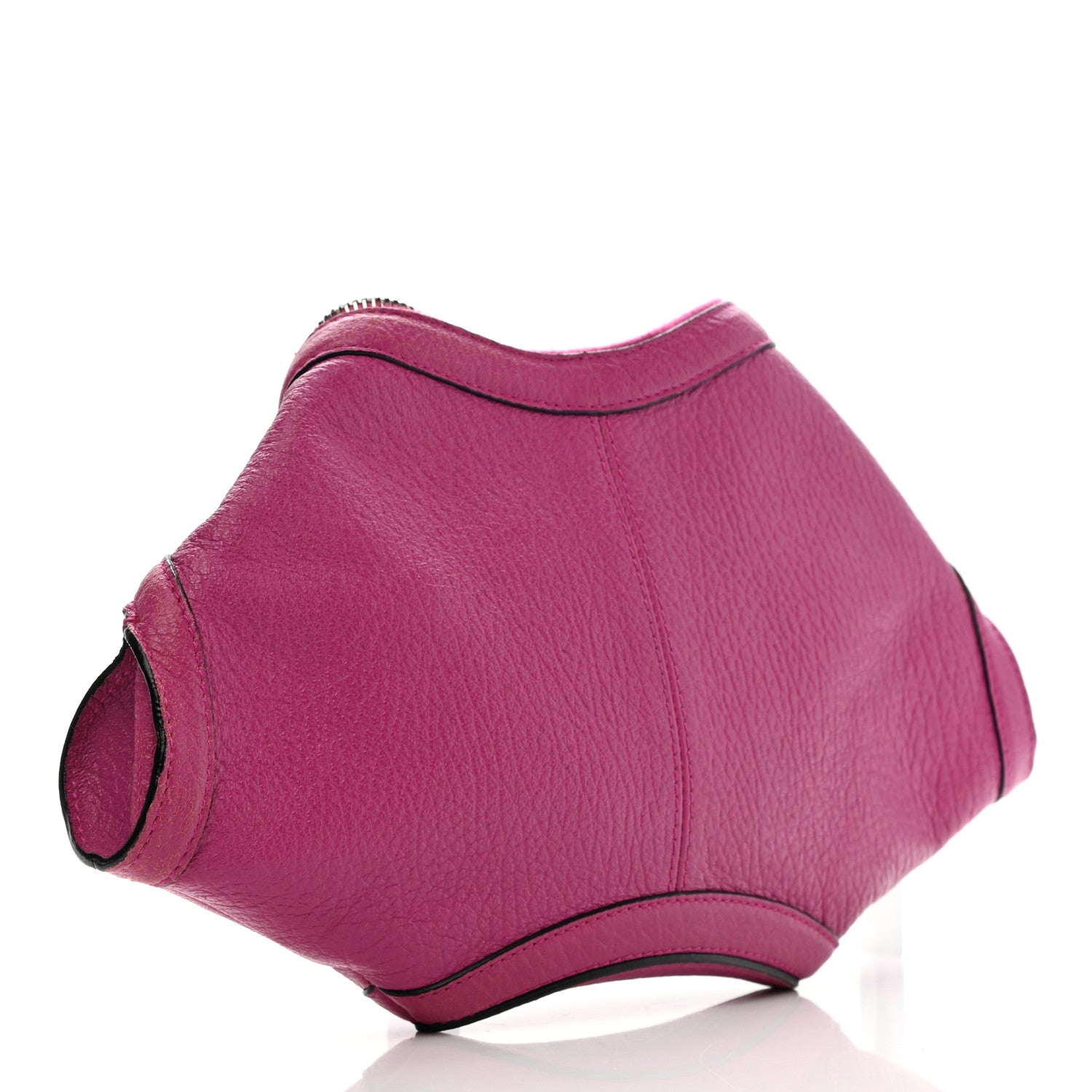 Alexander McQueen Calfskin De Manta Clutch Pink 3 of 14