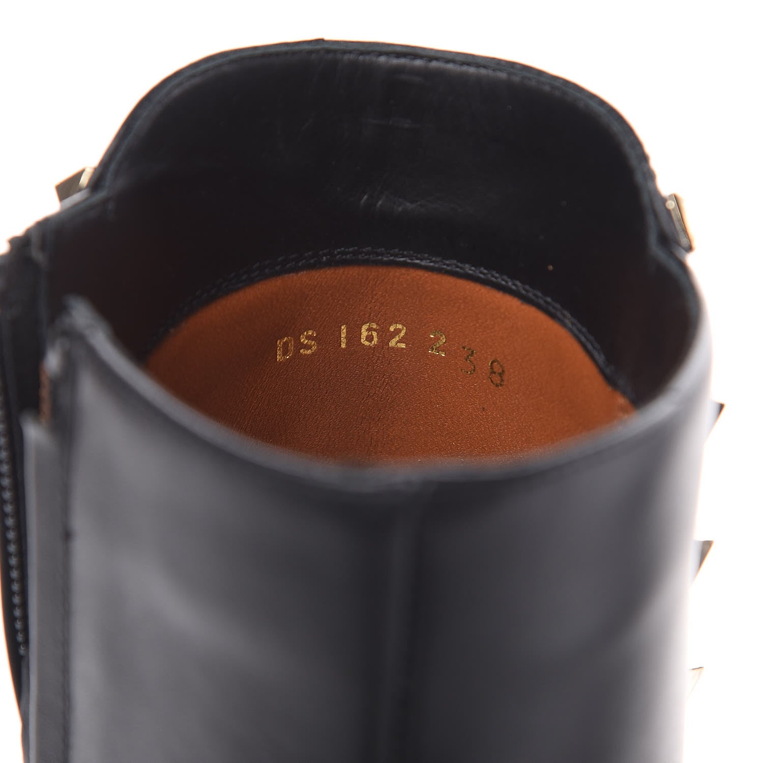 Valentino Garavani Calfskin Rockstud 85mm Ankle Booties 38 Black 6 of 8
