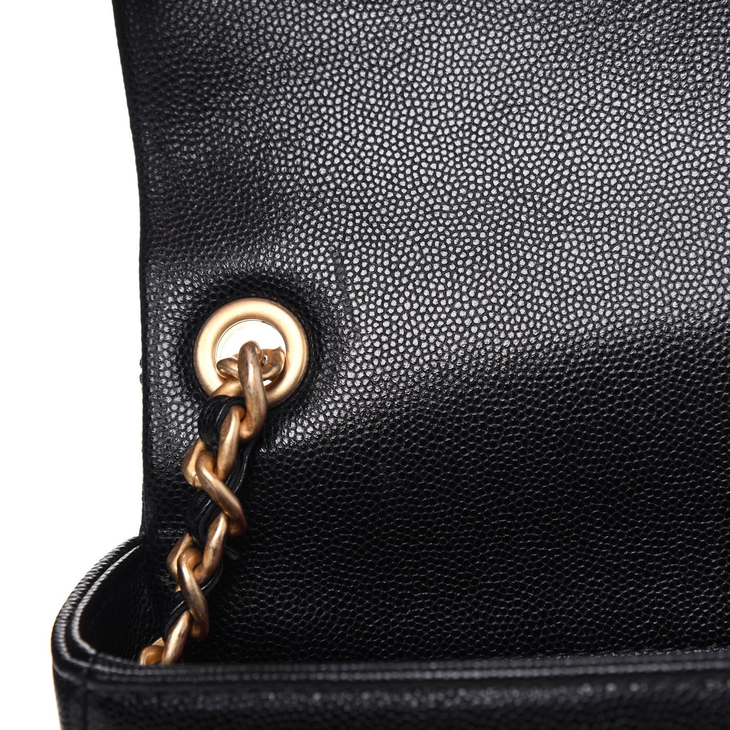 Caviar Quilted Small Fashion Therapy Flap Bag Black
