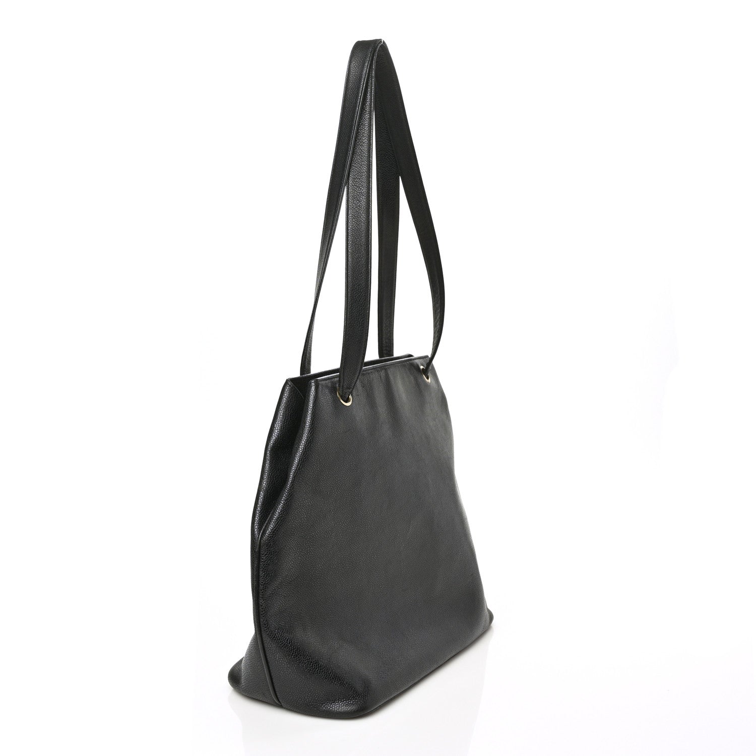 Chanel Caviar CC Timeless Tote Black 2 of 8
