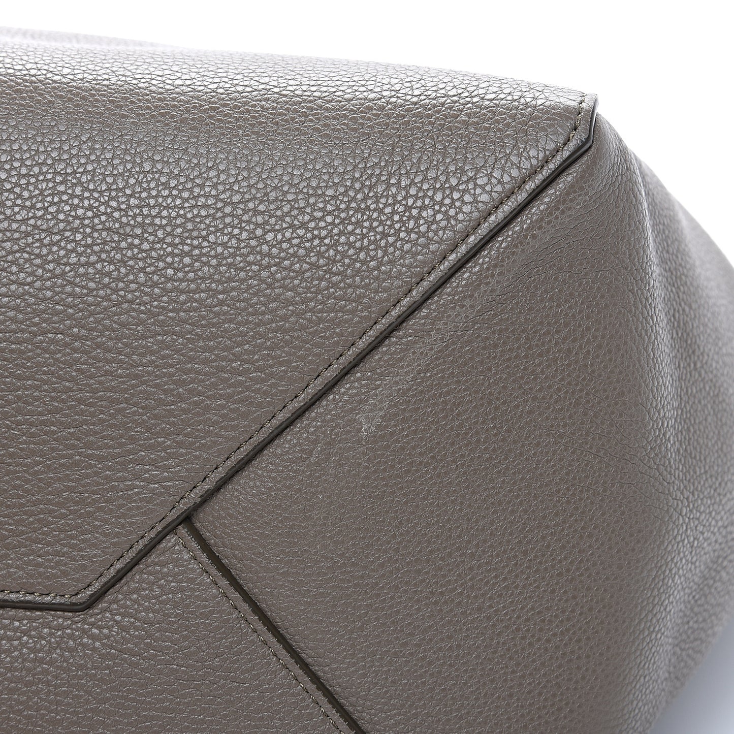 Soft Grained Calfskin Small Belt Cabas Phantom Taupe
