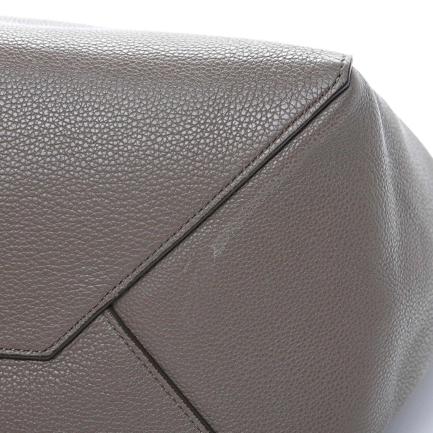 Celine Soft Grained Calfskin Small Belt Cabas Phantom Taupe 8 of 12