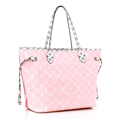 Louis Vuitton Monogram Giant Neverfull MM Rouge 4 of 18