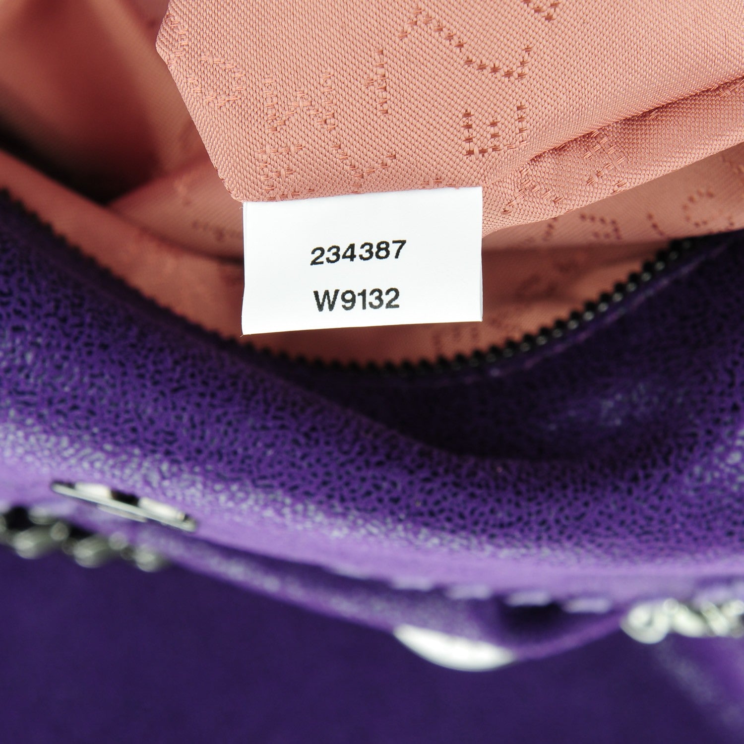 Stella McCartney Shaggy Deer Falabella Fold Over Tote Bright Purple 9 of 9