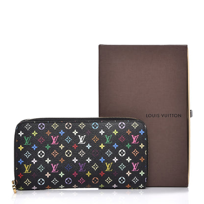 Louis Vuitton Monogram Multicolor Zippy Wallet Black Grenade 8 of 8