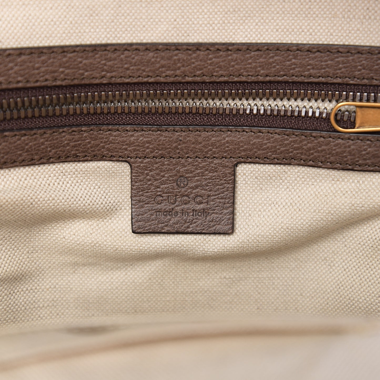 GG Supreme Monogram Calfskin Web Small Ophidia Day Backpack Beige Ebony New Acero