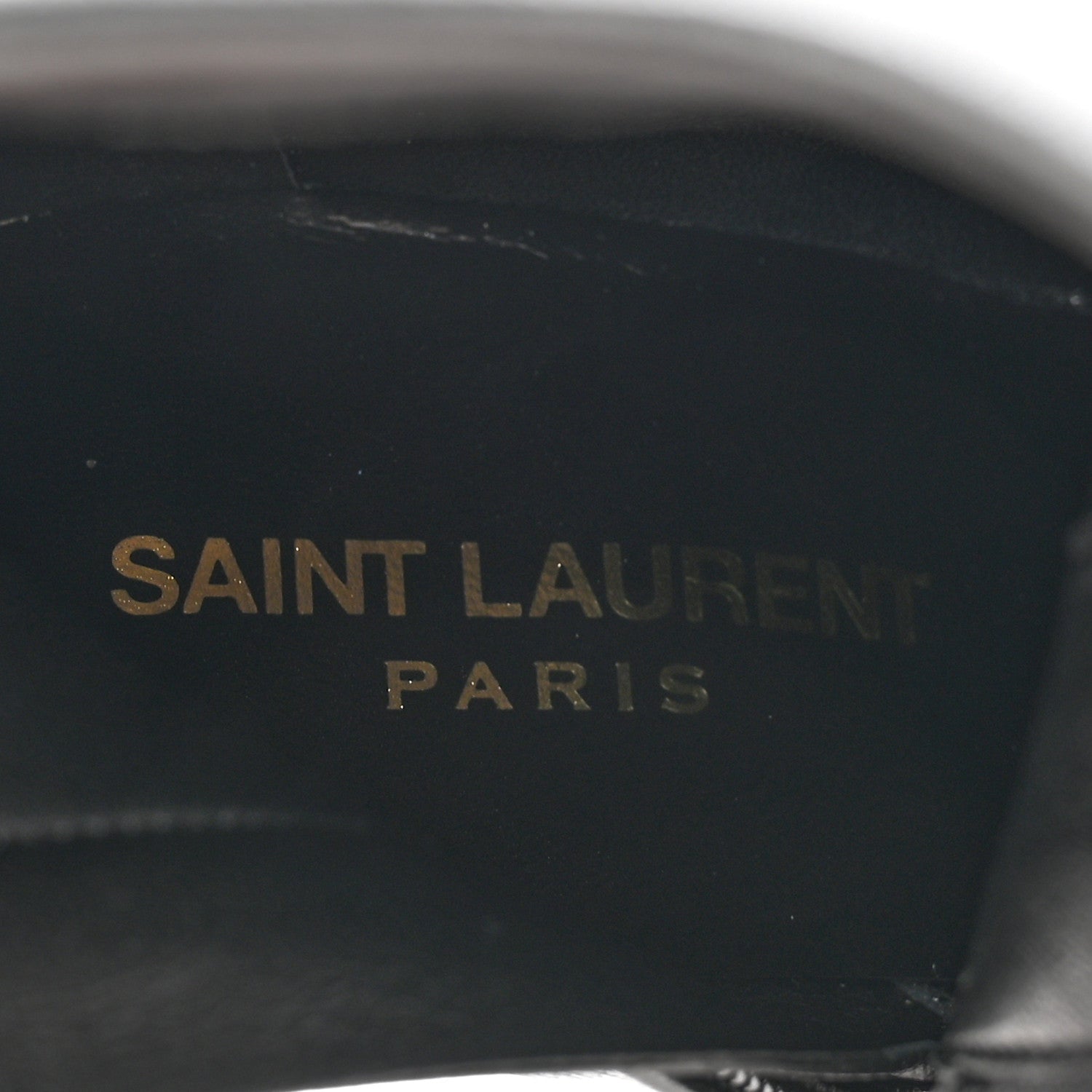Saint Laurent Calfskin Opyum Ankle Boots 37 Black 6 of 9