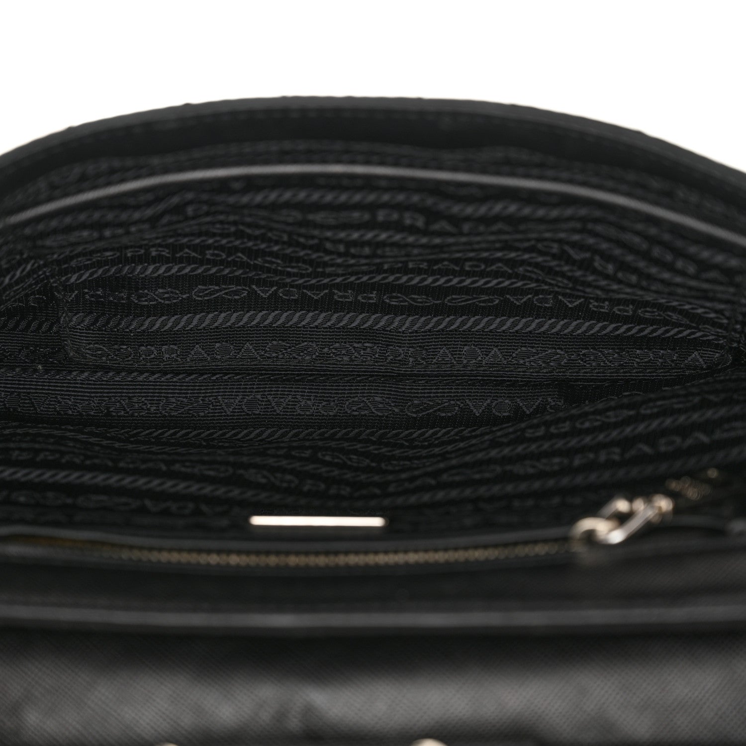 Prada Nylon Tessuto Impuntu Quilted Flap Crossbody Black 5 of 11