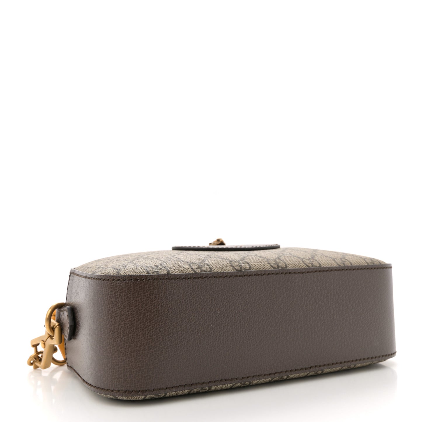 GG Supreme Monogram Web Neo Vintage Shoulder Bag Beige New Acero Crop