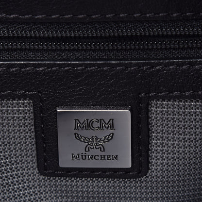 MCM Visetos Small Side Stud Stark Backpack Black 5 of 8