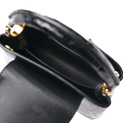 Louis Vuitton Crocodile Mini Capucines Black 5 of 11