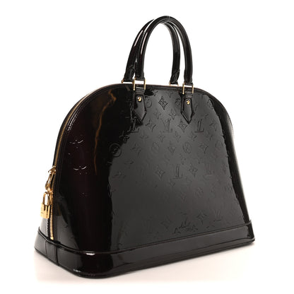 Louis Vuitton Vernis Alma MM Amarante 3 of 9