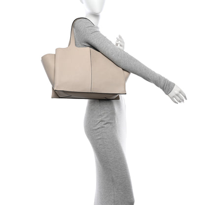 Celine Baby Grained Calfskin Medium Tri-Fold Bag Powder 2 of 22