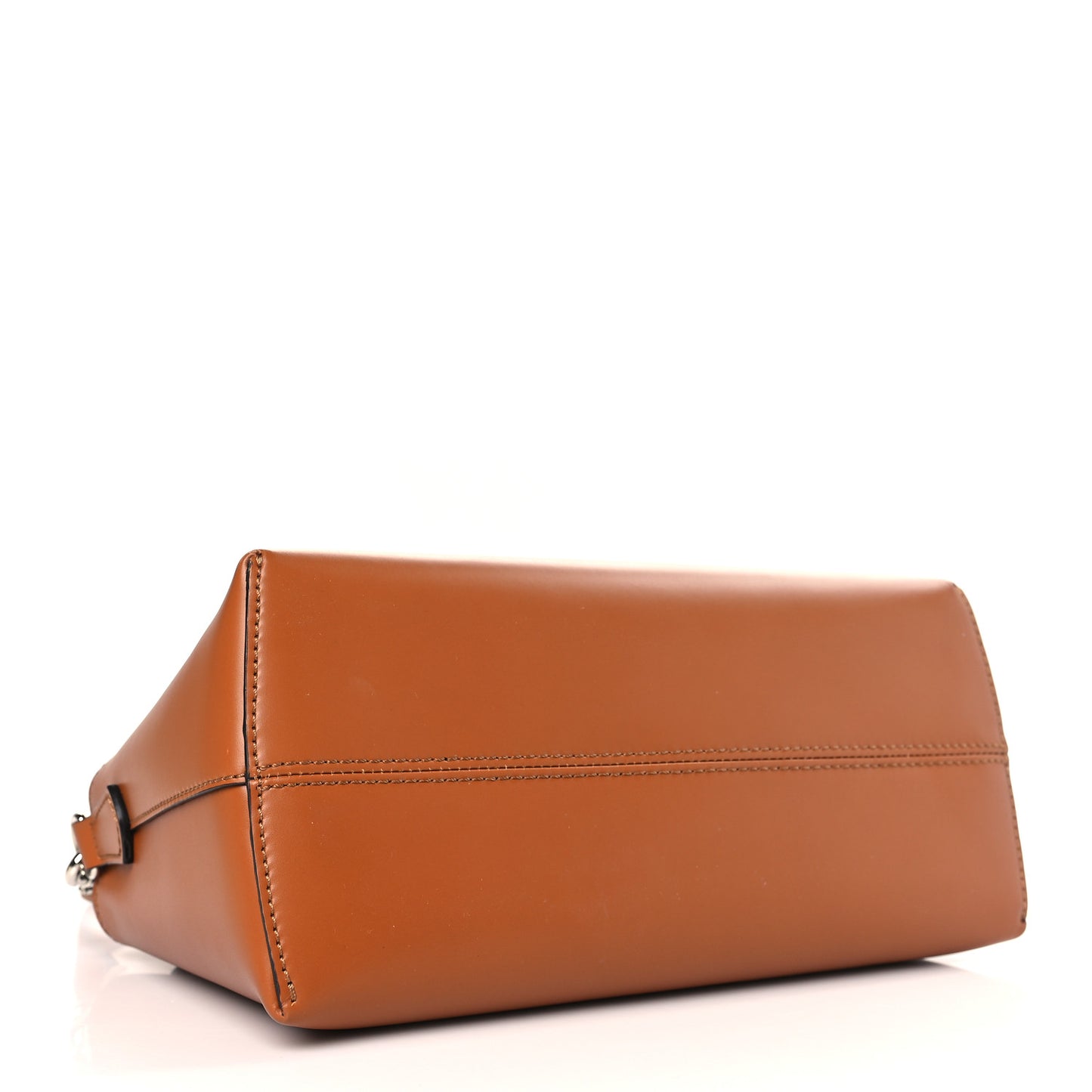 Vitello King Logo Embossed Medium By The Way Boston Bag Cuoio