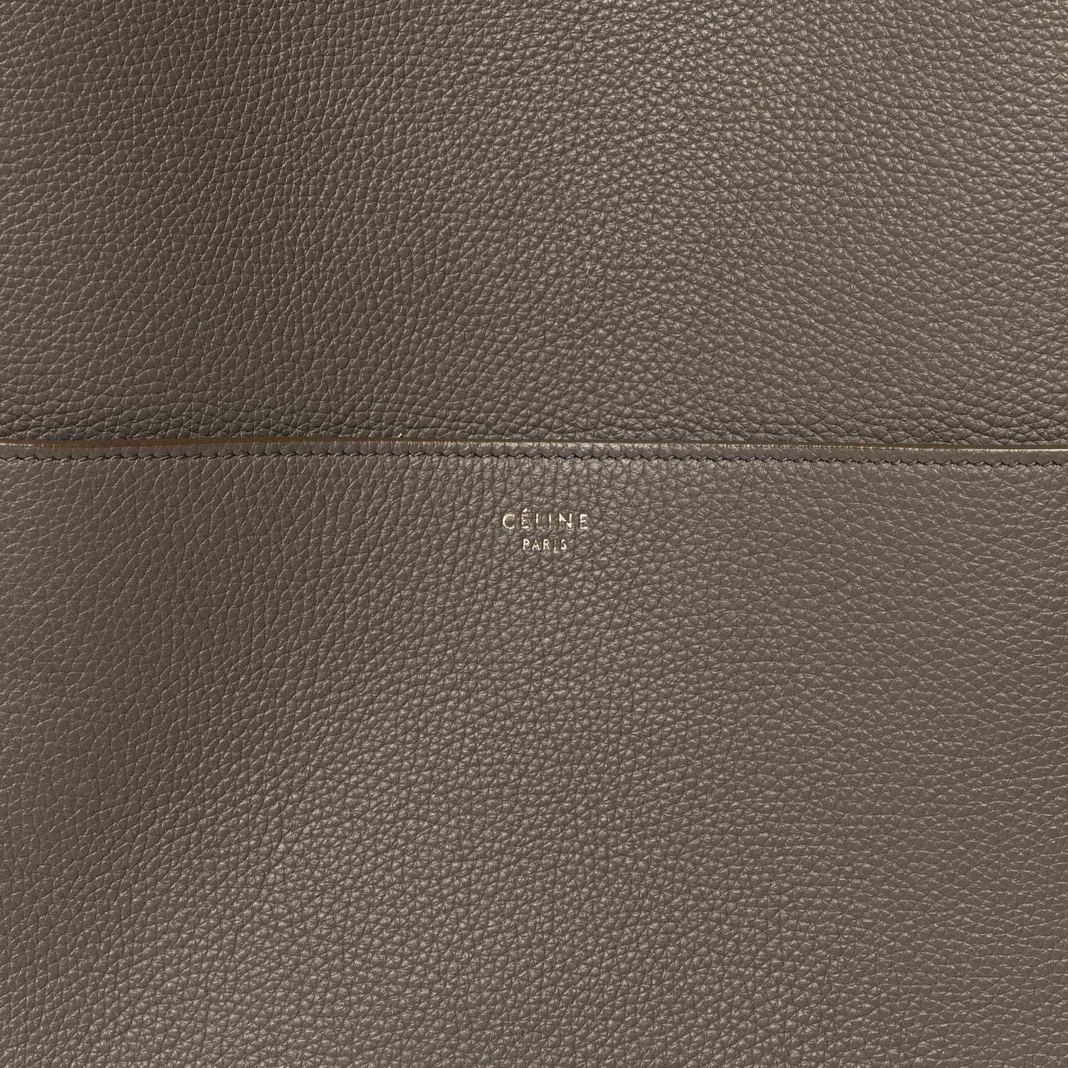 Celine Soft Grained Calfskin Sangle Bucket Bag Taupe 7 of 9