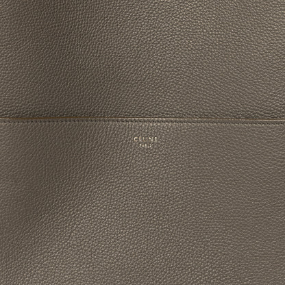 Celine Soft Grained Calfskin Sangle Bucket Bag Taupe 7 of 9