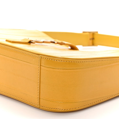 Saint Laurent Eelskin Le 5 A 7 Hobo Mimosa Yellow 10 of 10