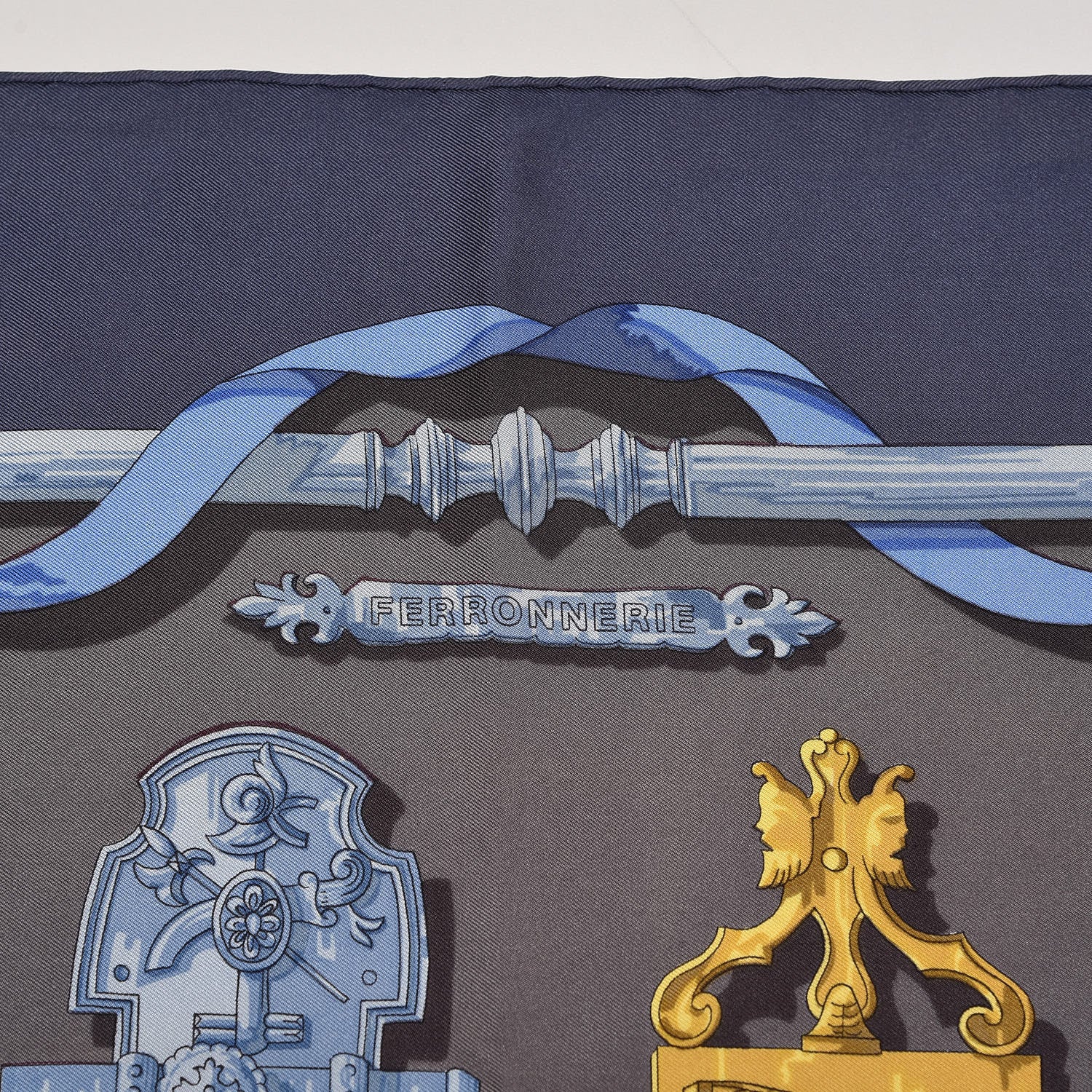 Hermes Silk Ferronnerie Scarf 90 7 of 7